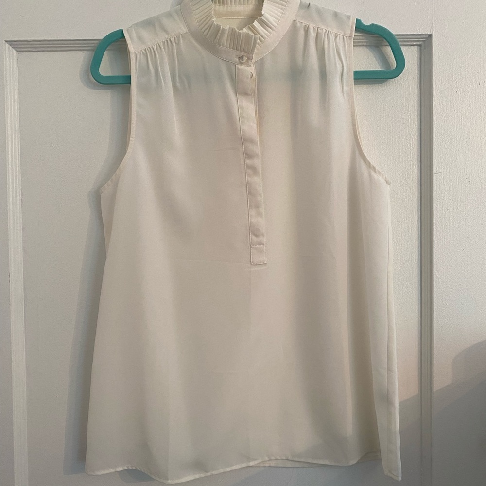 J.Crew Factory Ruffle Collar Top